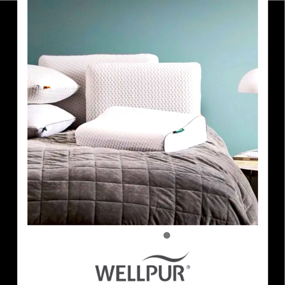 COPY - WELLPUR FEDA Memory Foam Pillow With Cooling Gel